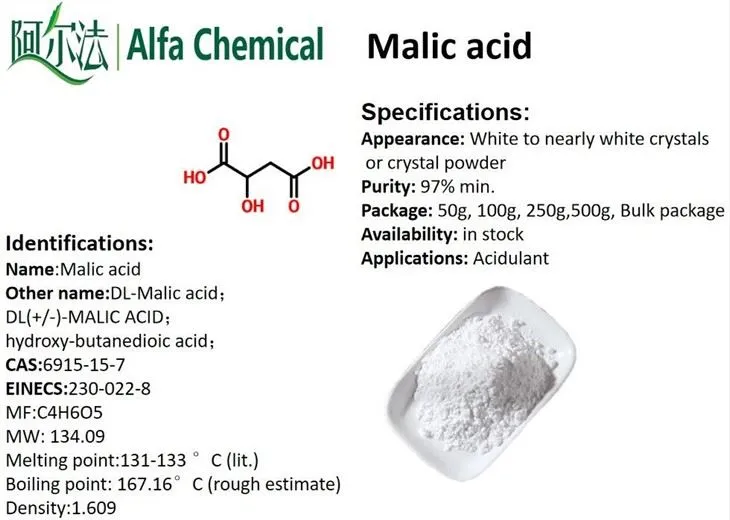 Malic Acid CAS NO.6915-15-7