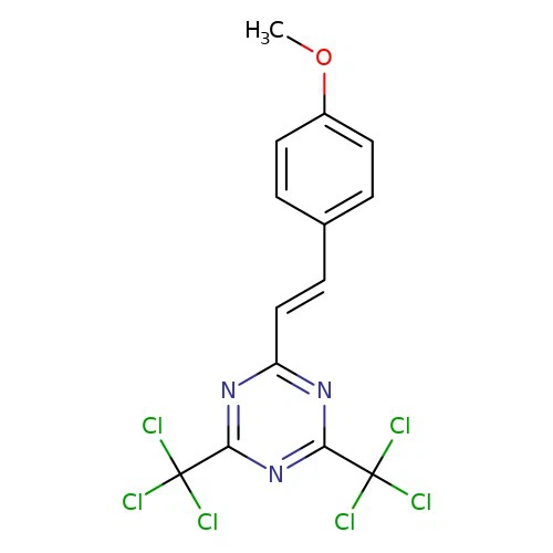 CAS:42573-57-9|2-(4-Methoxystyryl)-4,6-bis(trichlormethyl)-1,3,5-triazin