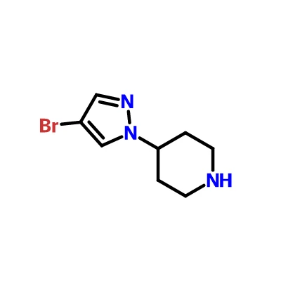CAS 877399-60-5|4-(4-bromo-pyrazol-1-yl)-piperidin