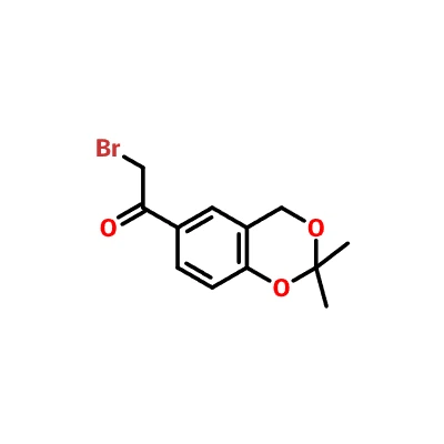 CAS 102293-80-1|Ethanon, 2-brom-1-(2,2-dimethyl-4H-1,3-benzodioxin-6-yl)-
