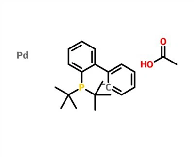 CAS 577971-19-8 kyselina octová,diterc-butyl-(2-fenylfenyl)fosfan,palladium