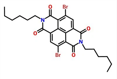N,N'-dihexyl-2,3-dibrom-1,4,5,8-naftalentetrakarboxylový diimid CAS NO: 1239327-73-1