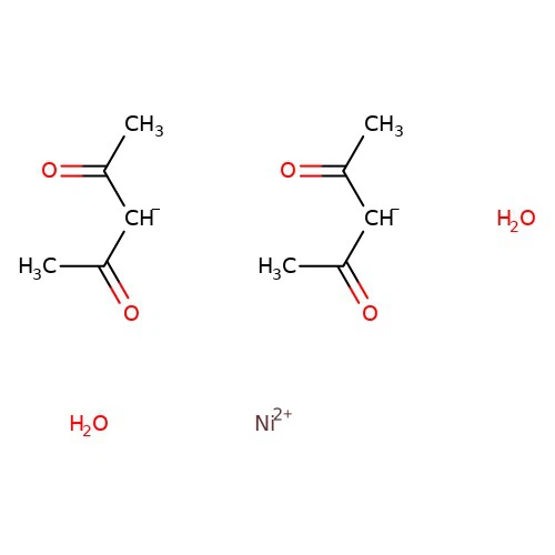 CAS:14363-16-7|Dihydrát acetylacetonátu niklu (ii).