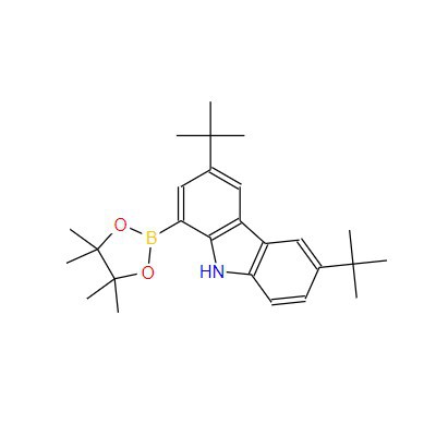 CAS:1510810-80-6|3,6-di-terc-butyl-1-(4,4,5,5-tetramethyl-1,3,2-dioxaborolan-2-yl )-9H-karbazol